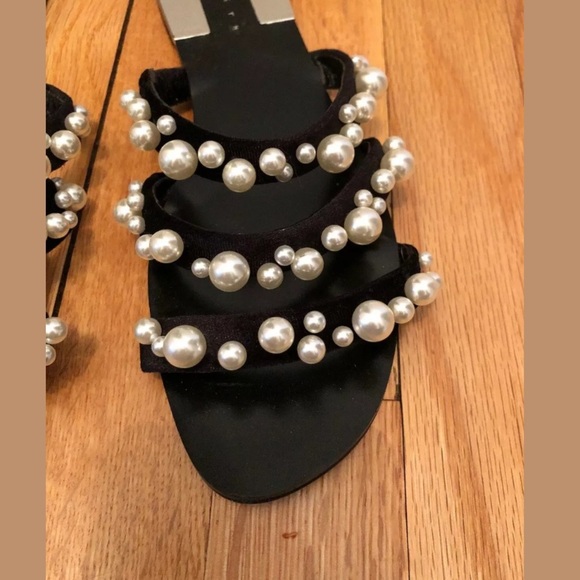 Leith Stunner Embellished Strappy Sandal Slide - Picture 3 of 8